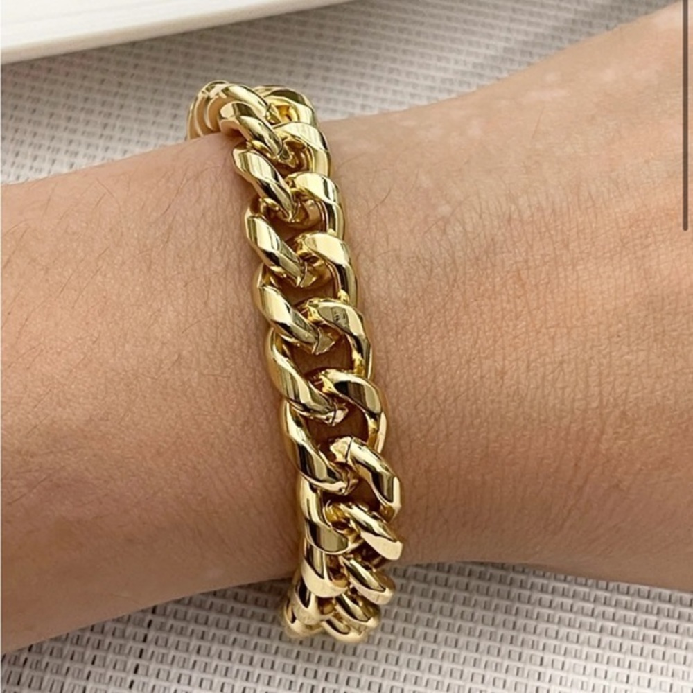 Chunky Curb Chain Link Cuban Bracelet